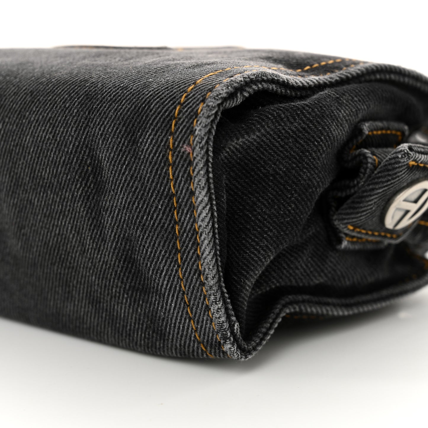 Denim Small Shopping Bag Black