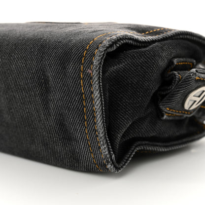Telfar Denim Small Shopping Bag Black 9 of 10