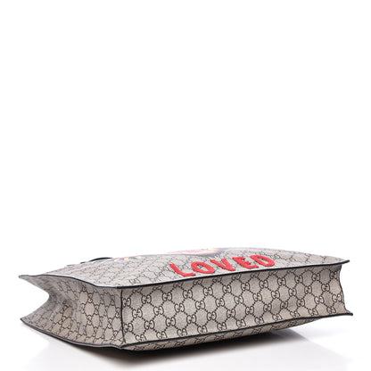 Gucci GG Supreme Monogram Angry Cat Vertical Tote 5 of 11