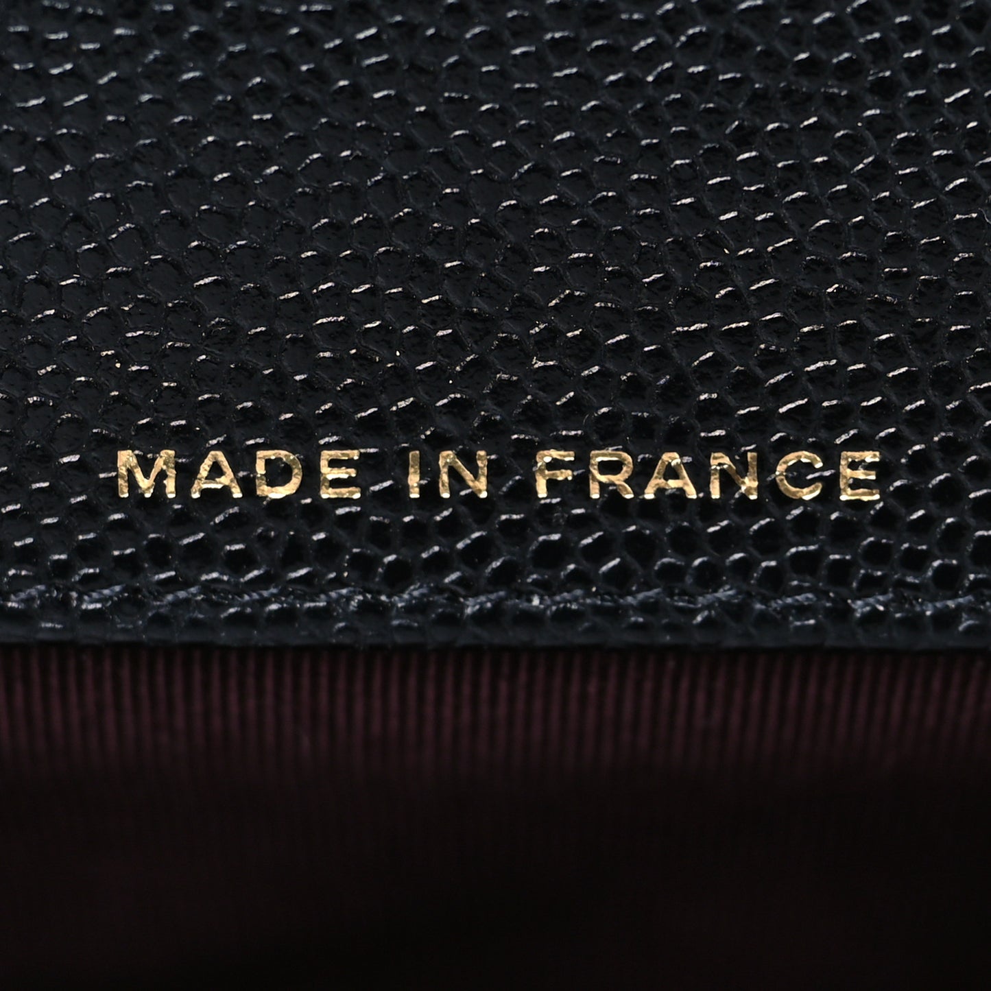 Caviar Quilted Glasses Case With Chain Black