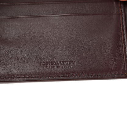 Bottega Veneta Nappa Intrecciato Bi-Fold Wallet Dark Barolo 6 of 9