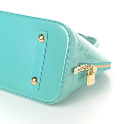 Louis Vuitton Vernis Alma PM Blue Lagon 8 of 8