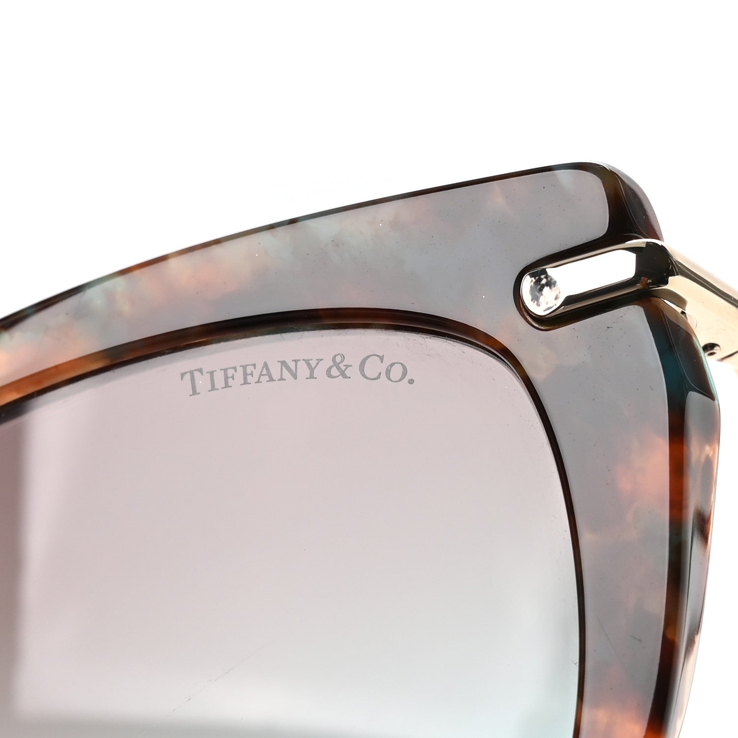 Tiffany Acetate Cat Eye Sunglasses TF4253 Tortoise 8 of 9