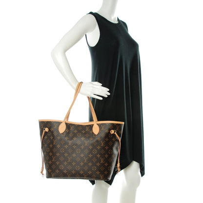 Louis Vuitton Monogram Neverfull MM Rose Ballerine 2 of 8