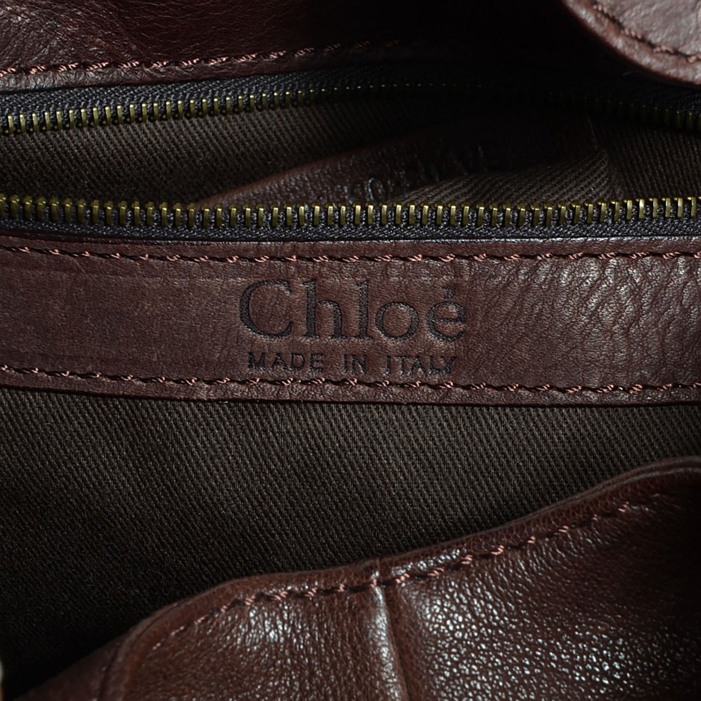 Calfskin Silverado Pocket Shoulder Bag Chocolate