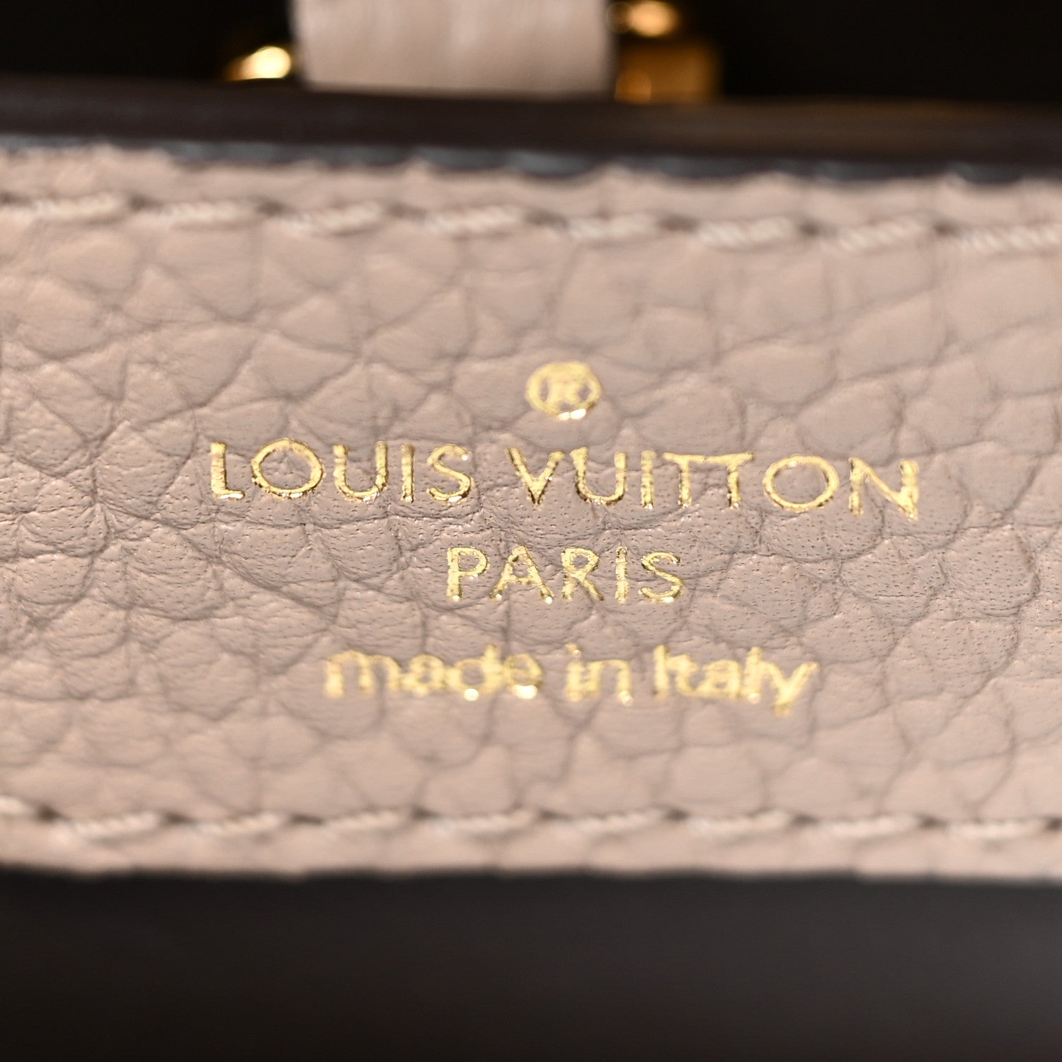 Louis Vuitton Taurillon Capucines BB Galet 7 of 13