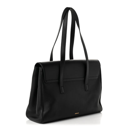 Versace Grained Calfskin La Medusa Tote Black 3 of 9