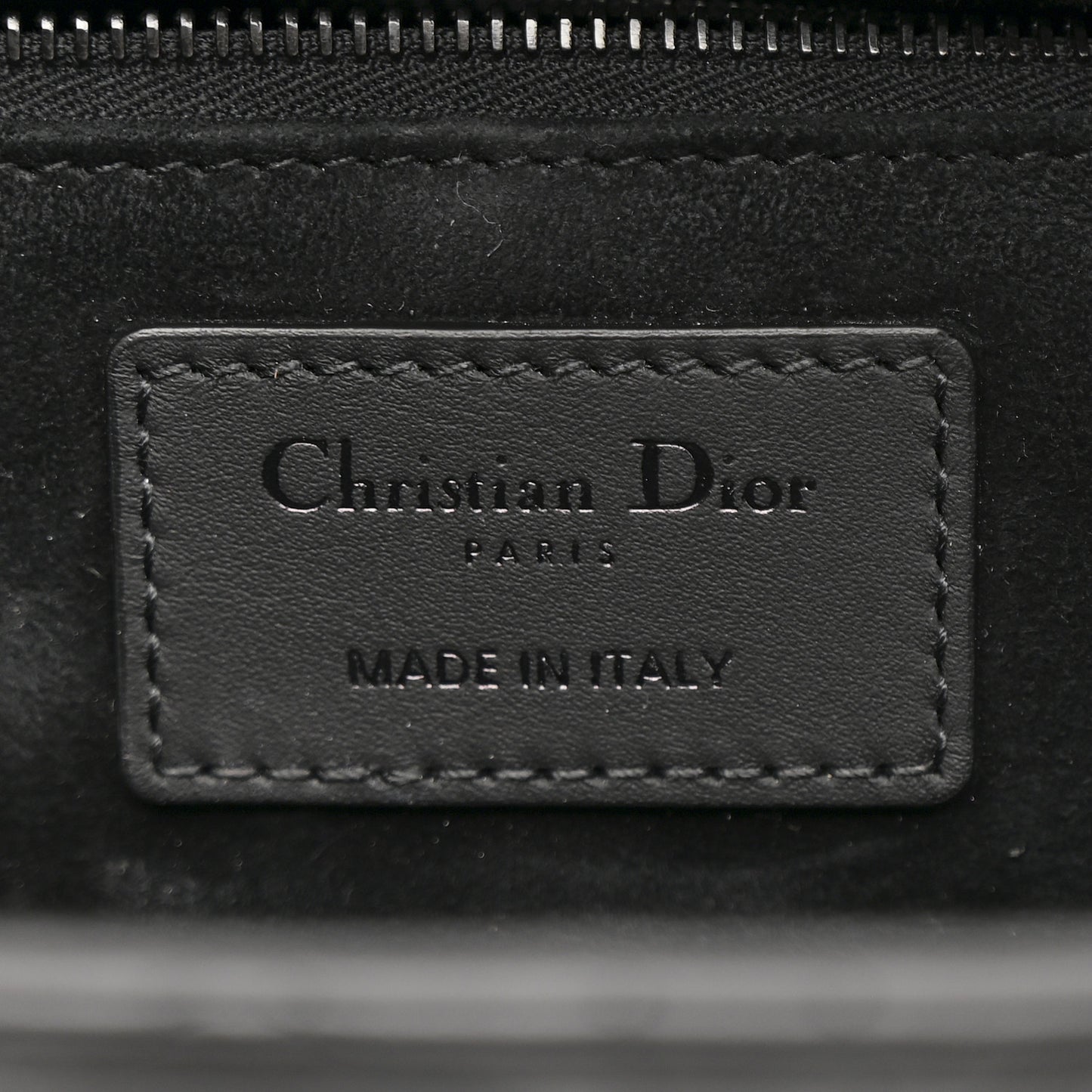Ultra Matte Calfskin Cannage Large Lady Dior Black