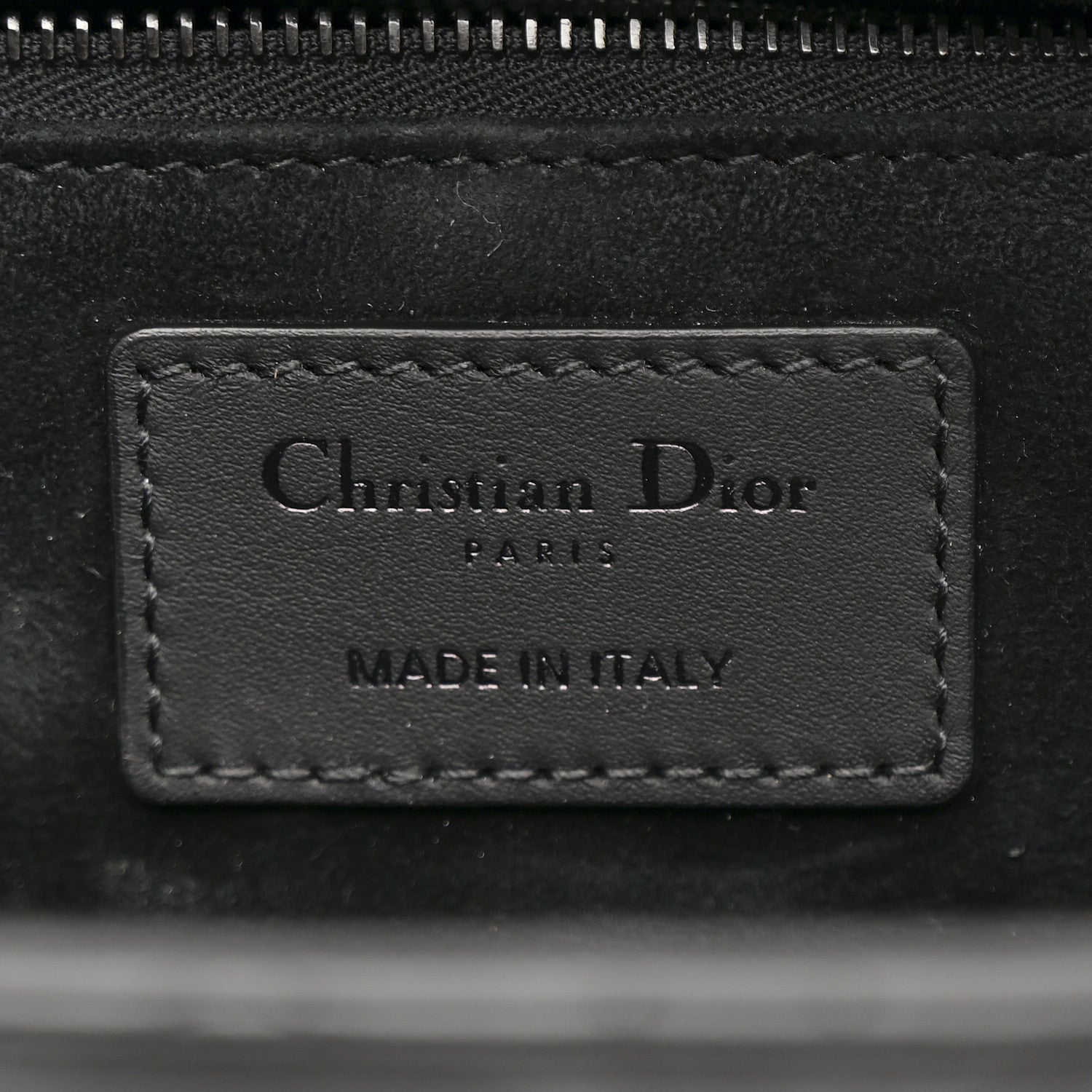 Christian Dior Ultra Matte Calfskin Cannage Large Lady Dior Black 6 of 10