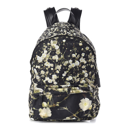 Givenchy Nylon Calfskin Baby's Breath Print Backpack Black 1 of 9