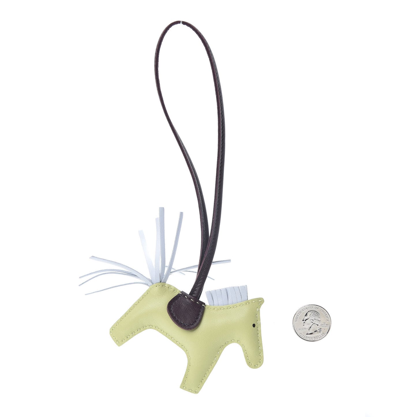 Milo Lambskin Grigri Rodeo Horse Bag Charm PM Jaune Bourgeon Bleu Brume Rouge Sellier