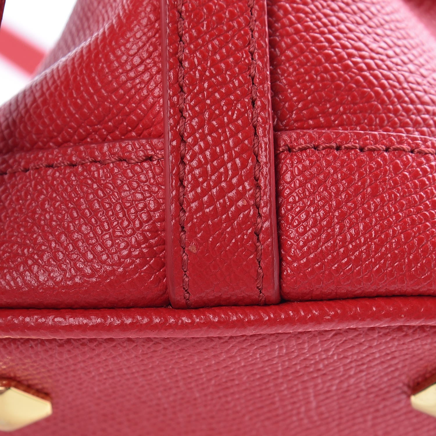MCM Saffiano Mini RGB Drawstring Crossbody Red 10 of 10