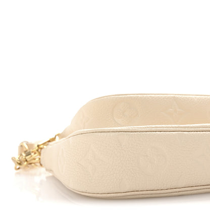 Louis Vuitton Empreinte Monogram Giant Multi Pochette Accessories Cream 8 of 9