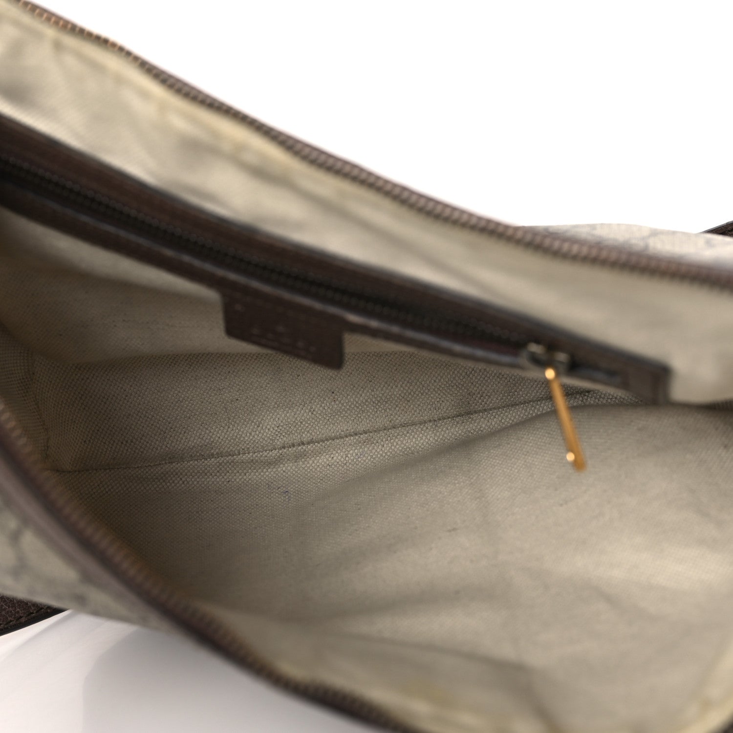 Gucci GG Supreme Monogram Web Small Ophidia Half Moon Hobo Brown 5 of 9