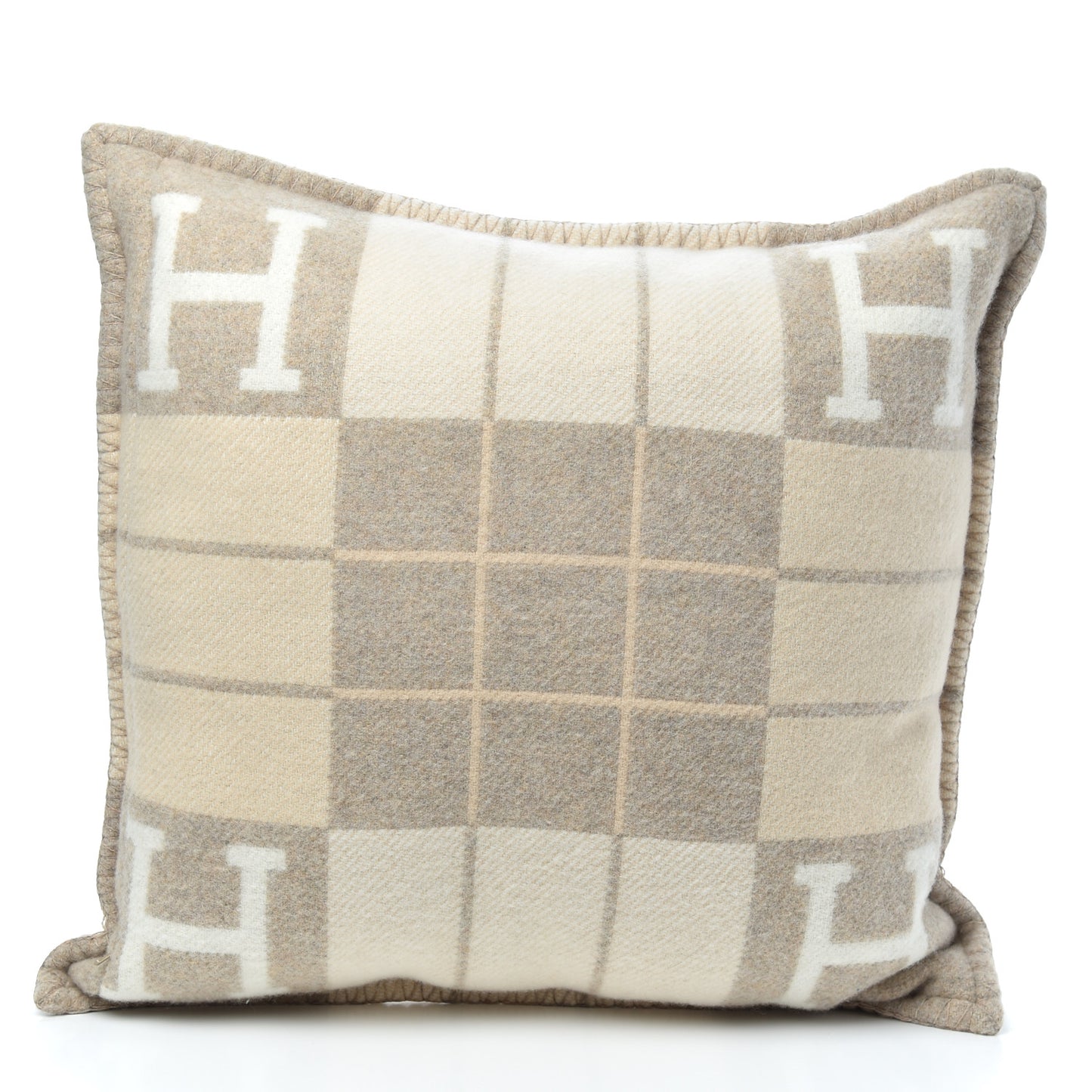 Wool Cashmere Avalon III Pillow PM Coco Camomille
