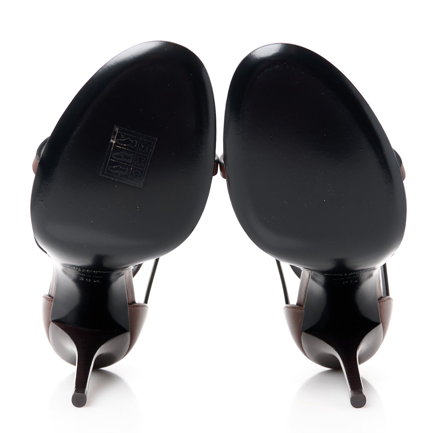 Calfskin Cassandra 100 Sandals 38.5 Brown