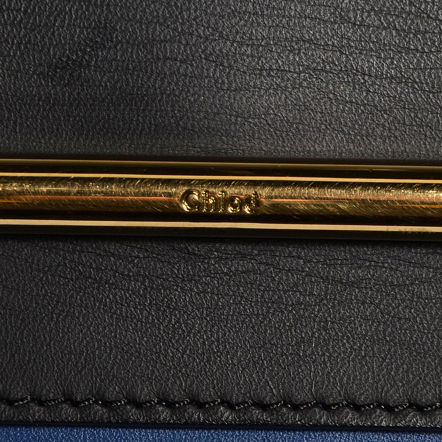 Calfskin Medium Clare Shoulder Bag Teak Brown