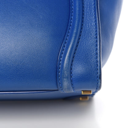 Celine Smooth Calfskin Micro Luggage Royal Blue 14 of 14