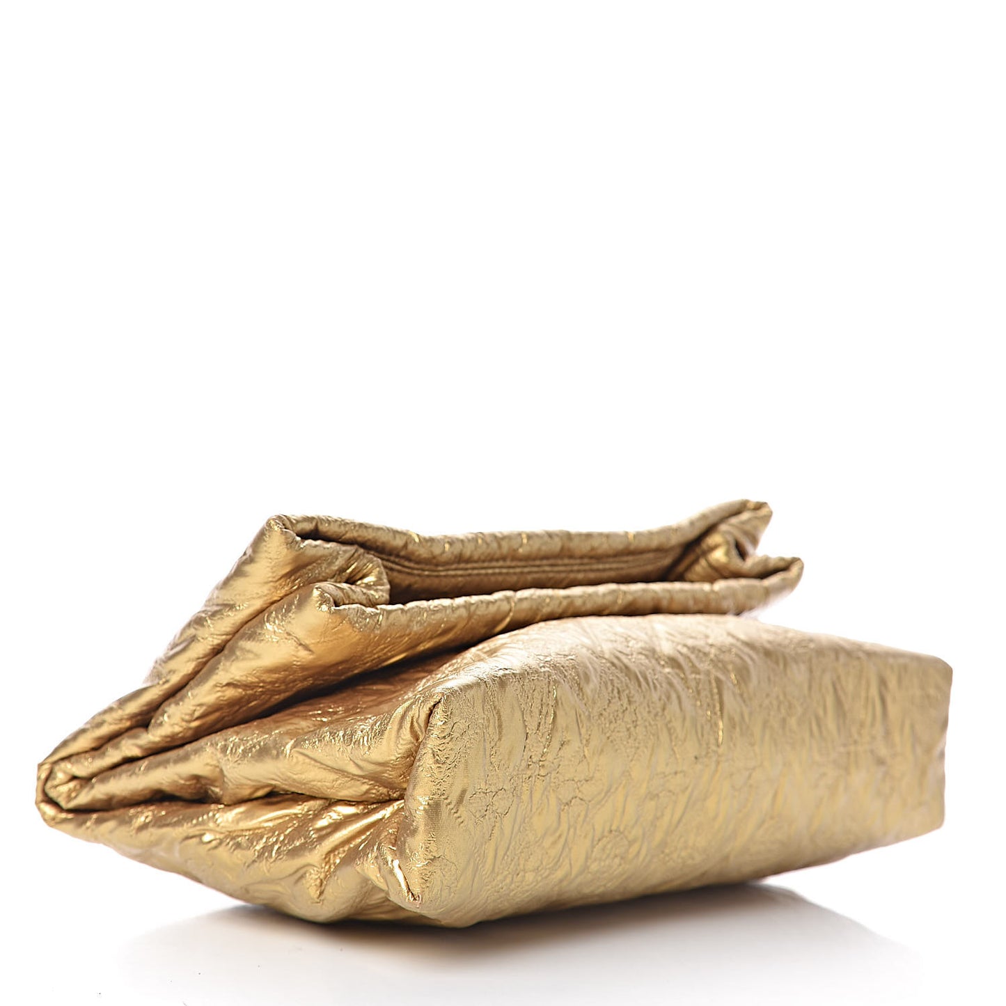 Jacquard Quilted Monogram Limelight Clutch PM Gold