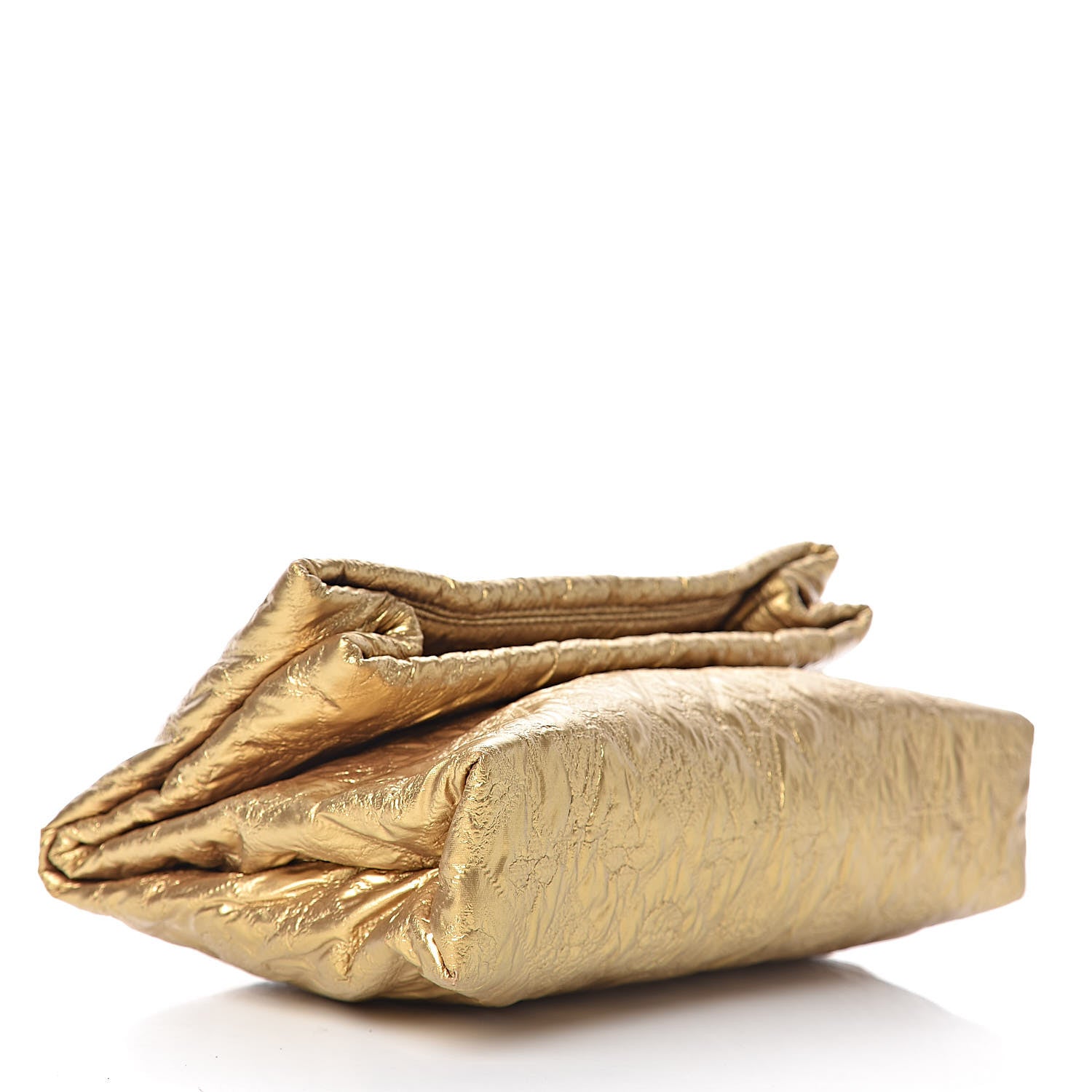 Louis Vuitton Jacquard Quilted Monogram Limelight Clutch PM Gold 4 of 9