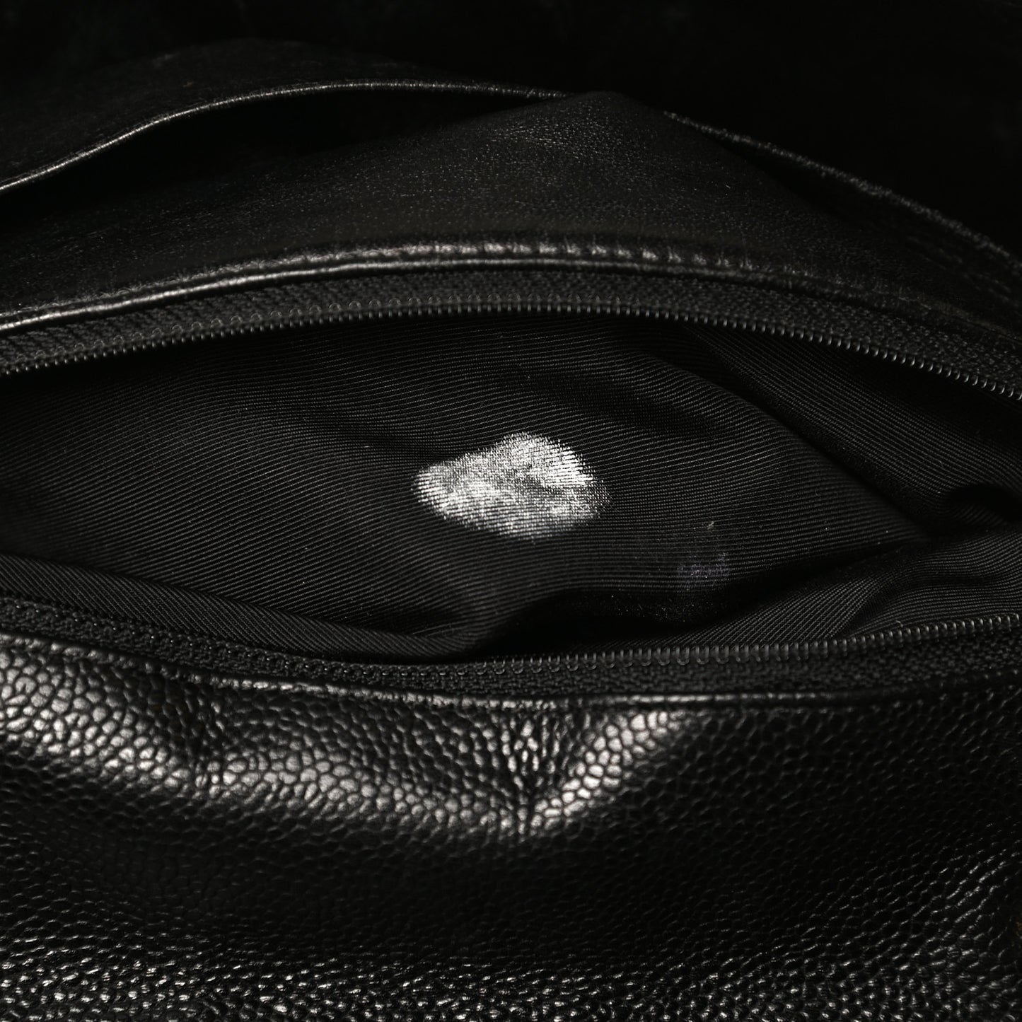 Caviar Quilted Jumbo Single Flap Black