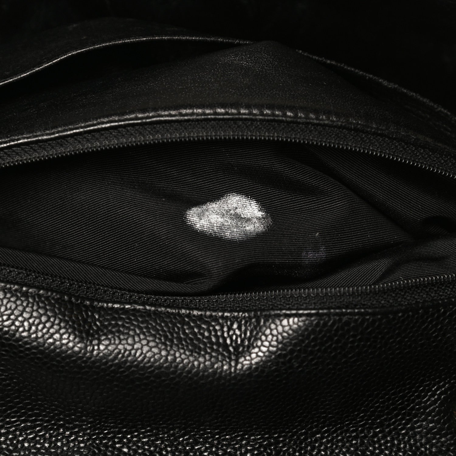 Chanel Caviar Quilted Jumbo Single Flap Black 11 of 16
