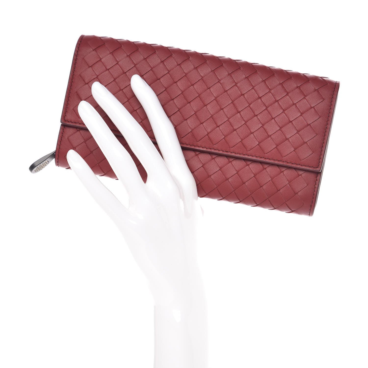 Bottega Veneta Nappa Intrecciato Continental Wallet Eclipse 2 of 9