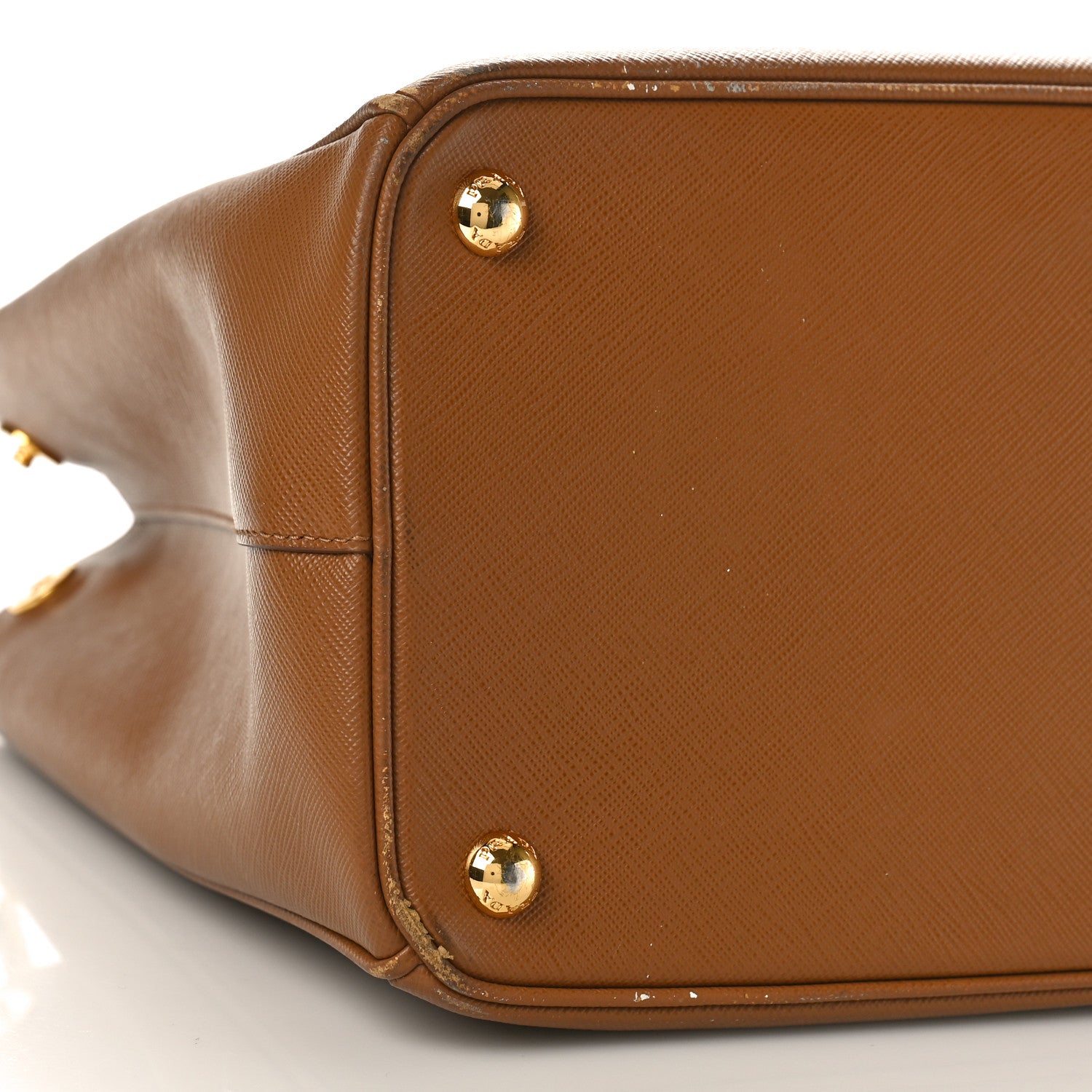 Prada Saffiano Medium Galleria Double Zip Tote Caramel 8 of 12