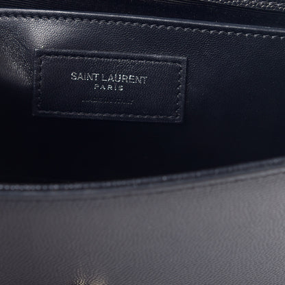 Saint Laurent Grain De Poudre Small Monogram Kate Satchel Black 6 of 8