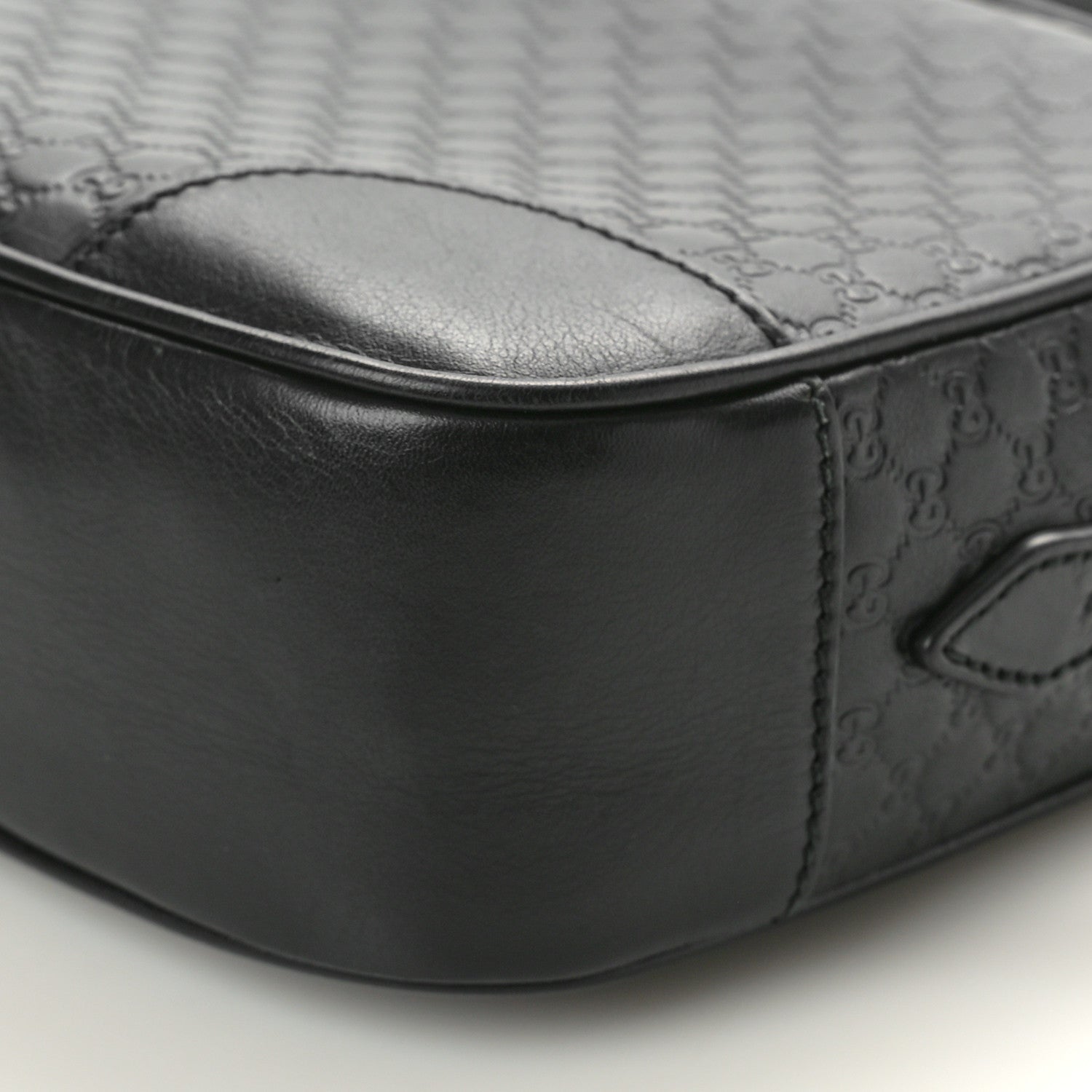 Gucci Microguccissima Mini Bree Messenger Bag Black 10 of 10