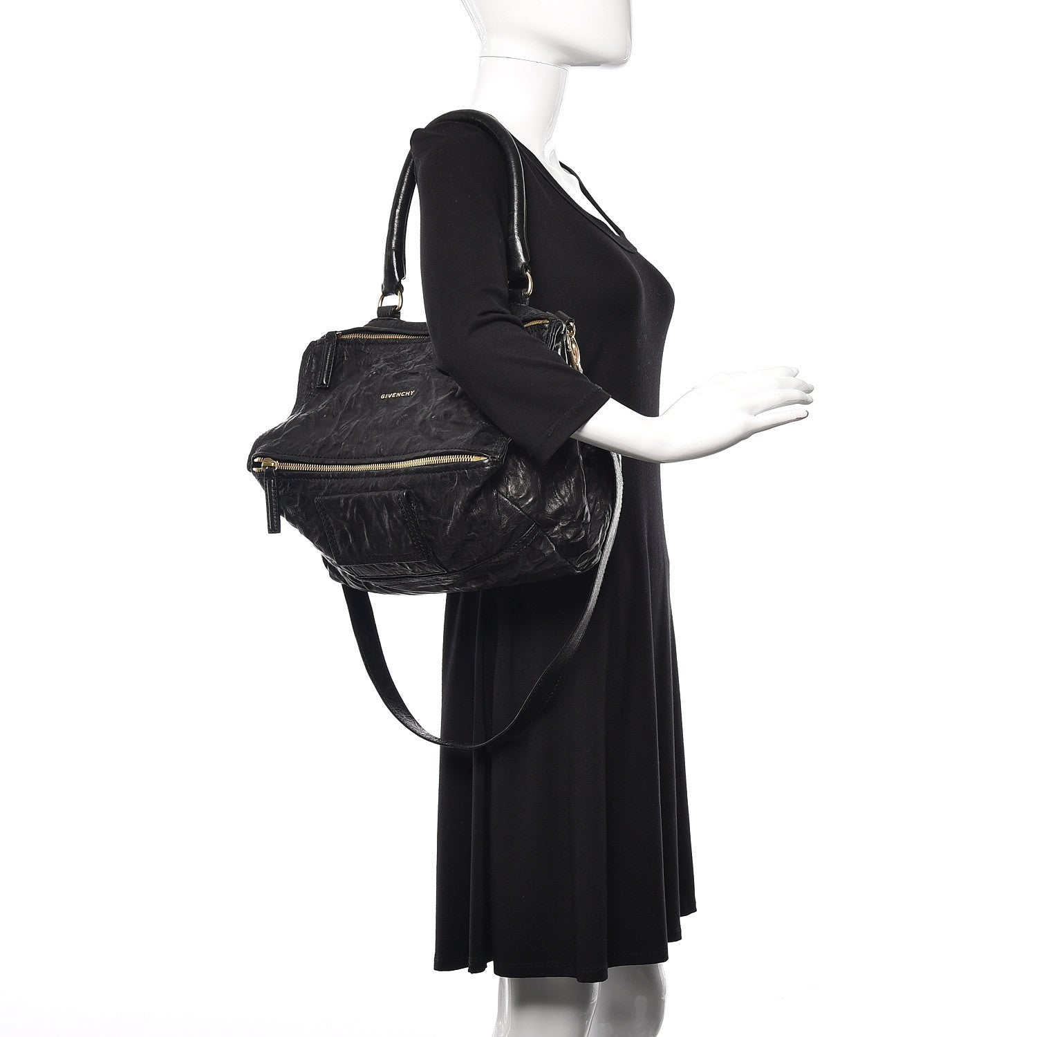 Givenchy Tumbled Sheepskin Medium Pandora Black 2 of 11