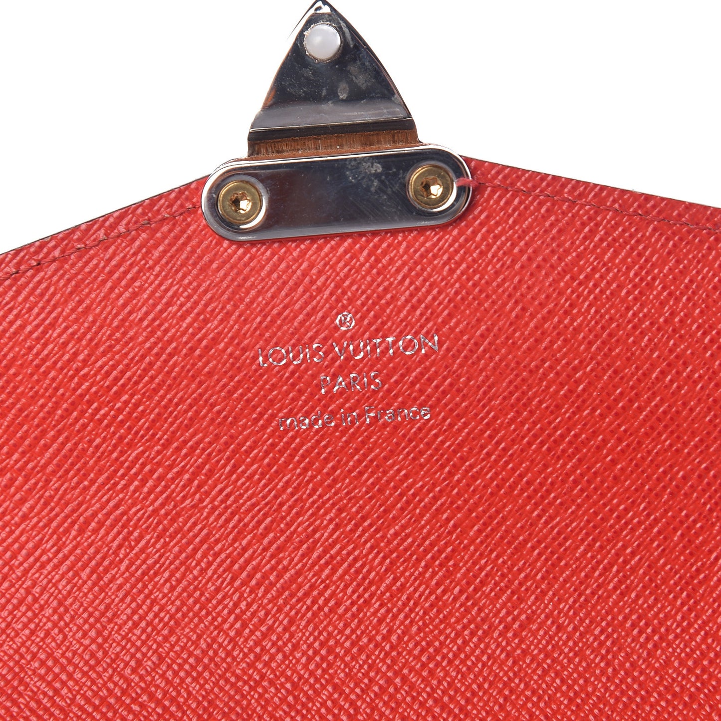 Monogram Tribal Mask Chain Wallet Rouge