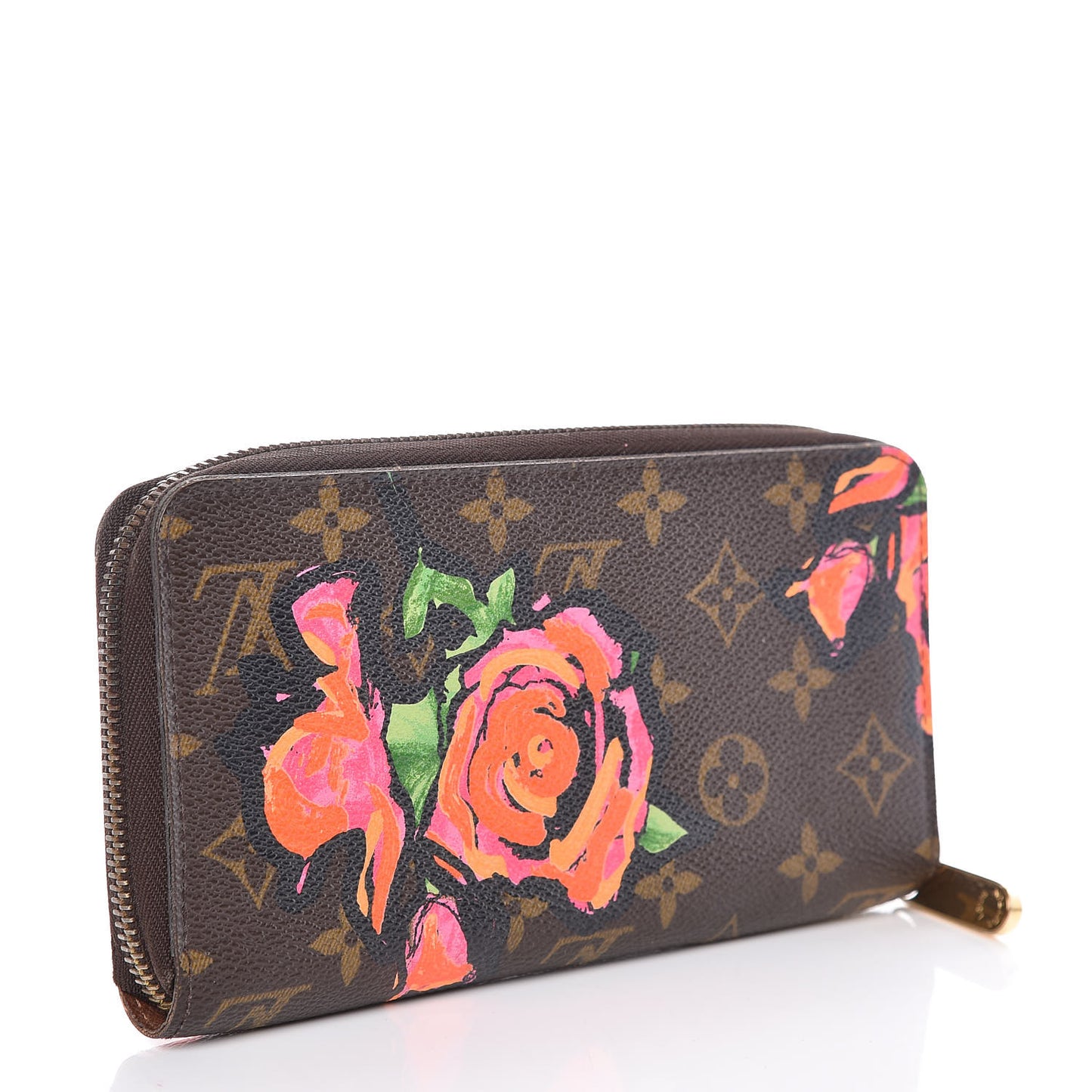 Monogram Roses Zippy Wallet