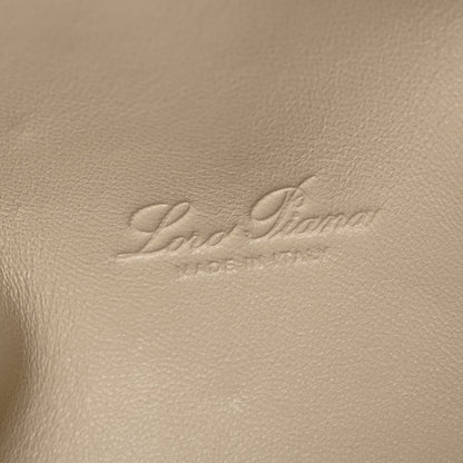 Loro Piana Grained Calfskin L19 Extra Pocket Pouch Warm Mastic 6 of 11