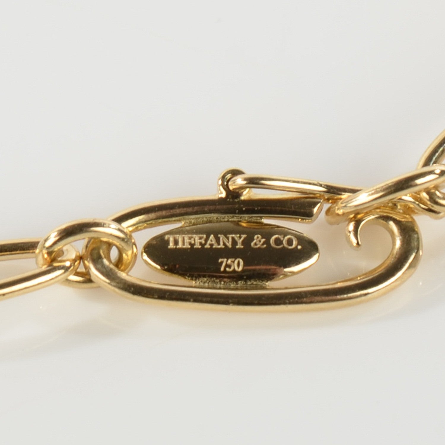 Tiffany 18K Yellow Gold Elsa Peretti Full Heart Charm Bracelet 3 of 6