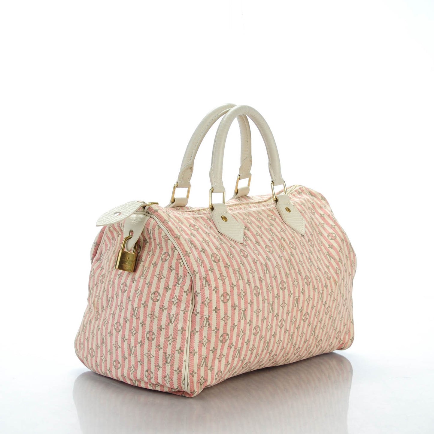Mini Lin Croisette Speedy 30 Rouge