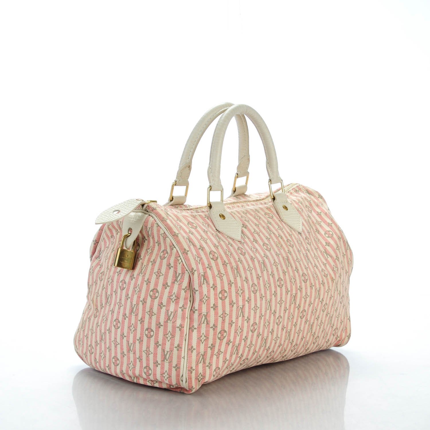 Louis Vuitton Mini Lin Croisette Speedy 30 Rouge 3 of 8
