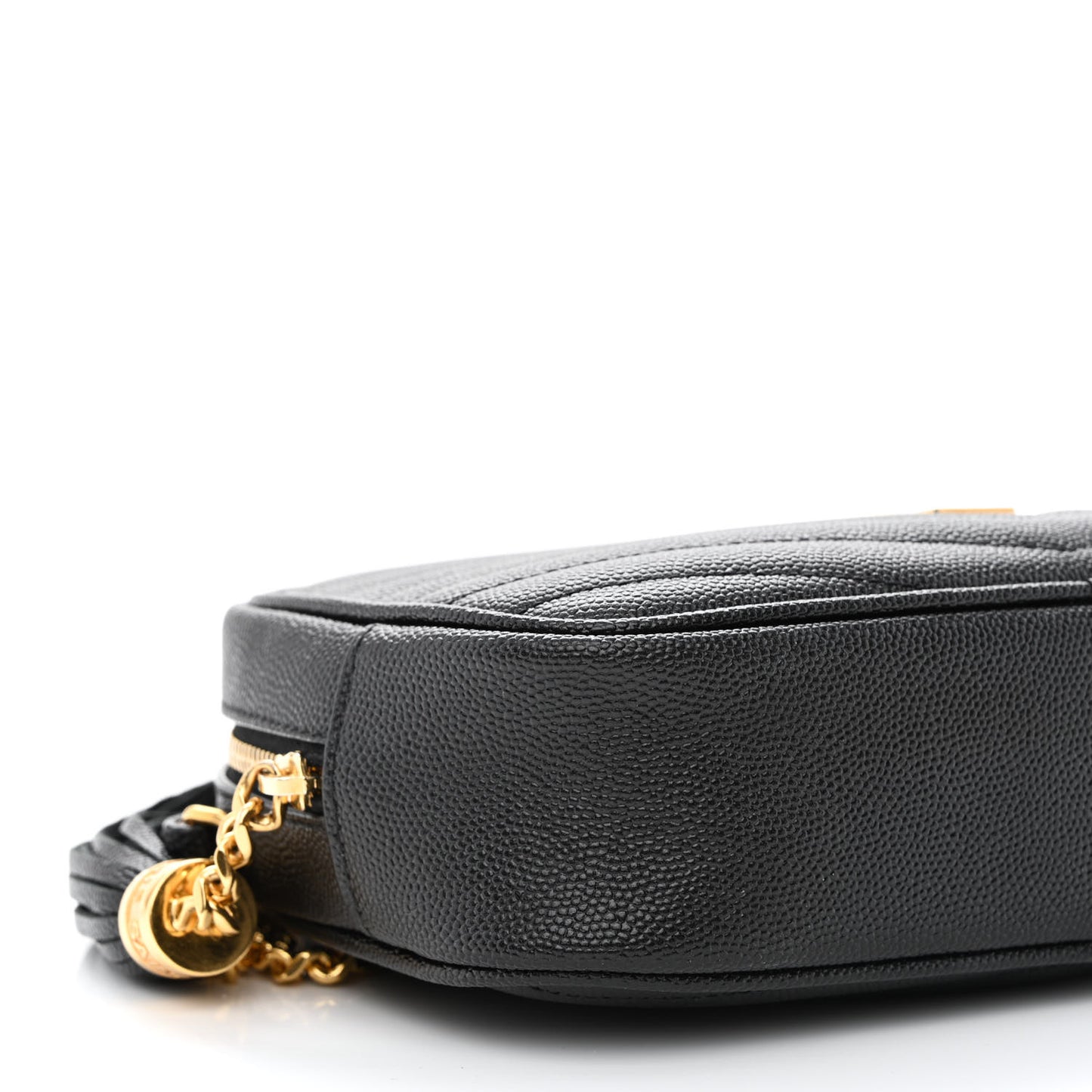 Grain De Poudre Matelasse Monogram Mini Lou Camera Bag Black
