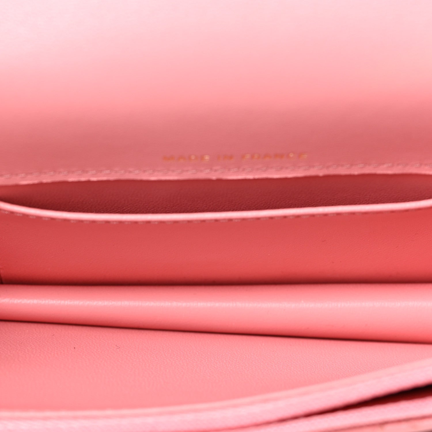 Chanel Lambskin Quilted Flap Phone Holder With Chain Pink 5 of 10