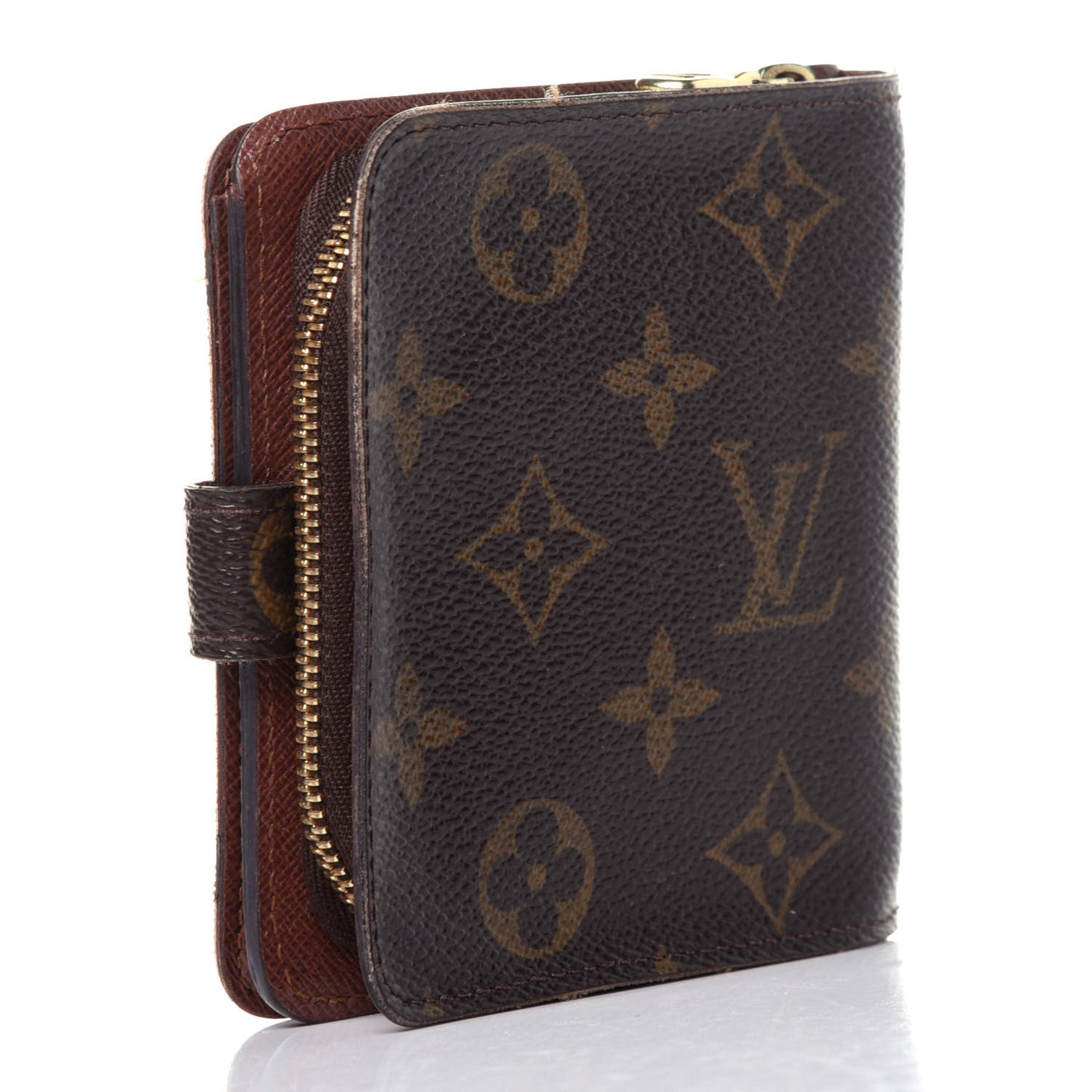Monogram Compact Zippe Zipped Wallet