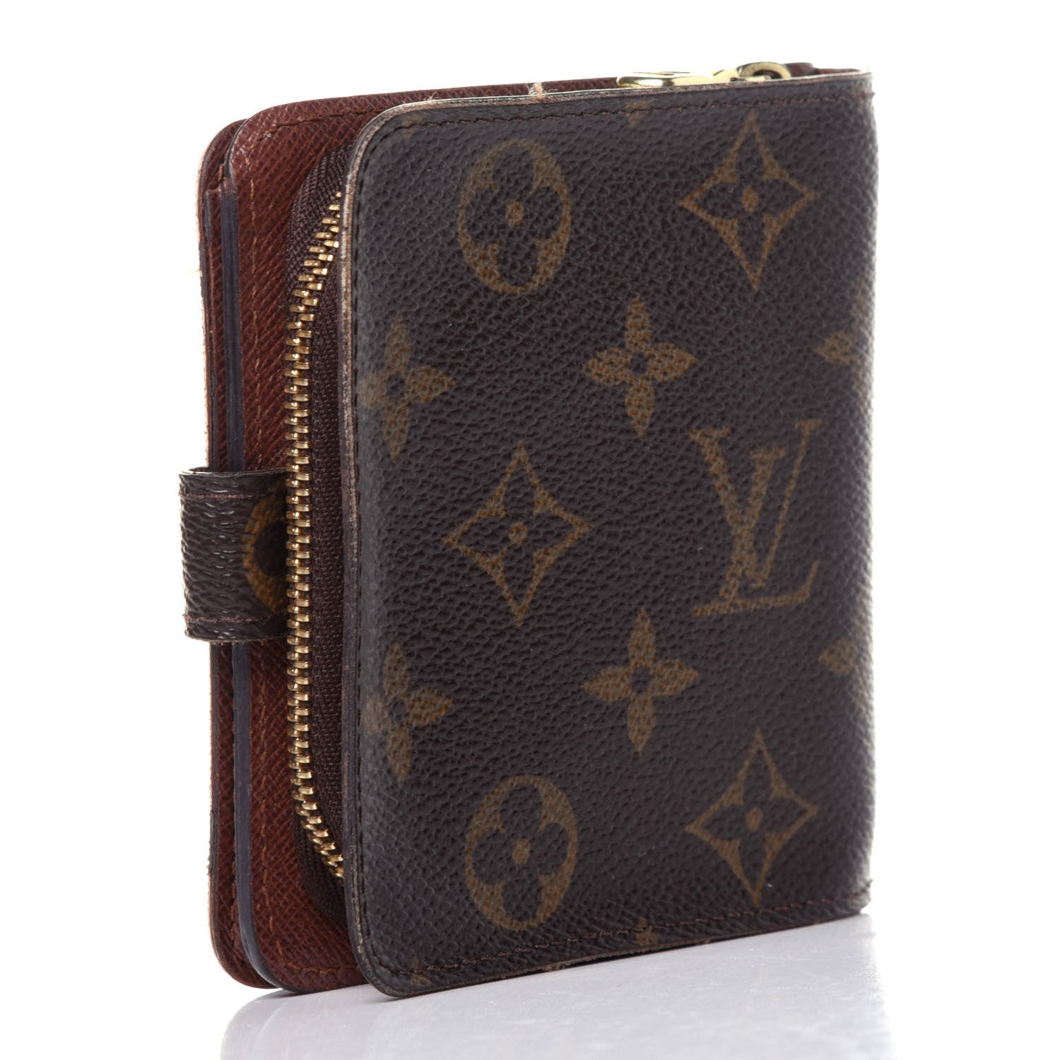 Louis Vuitton Monogram Compact Zippe Zipped Wallet 3 of 12