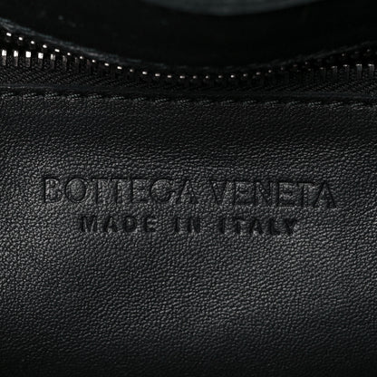 Bottega Veneta Lambskin Maxi Intrecciato Cassette Crossbody Bag Black 6 of 11