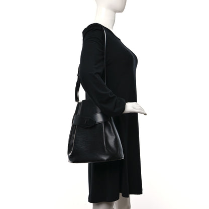 Louis Vuitton Epi Sac D'Epaule GM Black Black 2 of 9