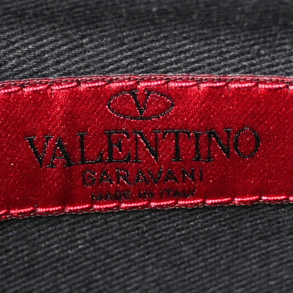Valentino Garavani Vitello Rockstud Flap Crossbody Bag Black 6 of 10