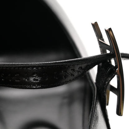 Hermes Goatskin Jane Ballet Flats 38.5 Black 9 of 10