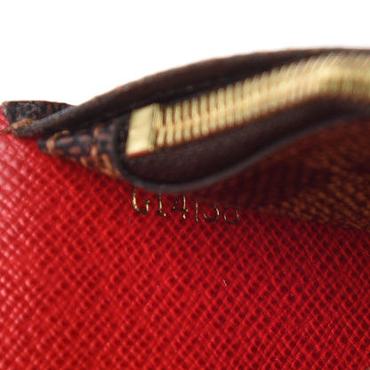 Louis Vuitton Damier Ebene Josephine Wallet Red 10 of 12