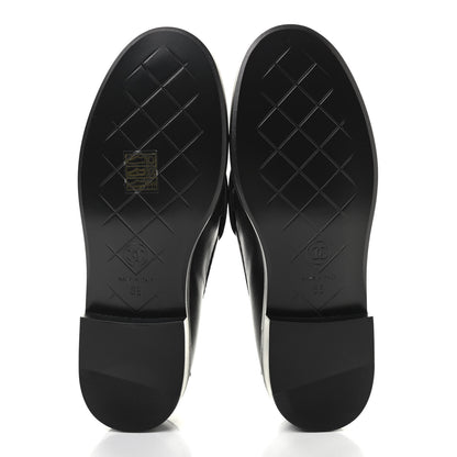 Chanel Lambskin Quilted CC Turnlock Loafers 35 Black 5 of 10