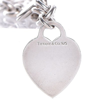 Tiffany Sterling Silver Heart Tag Charm Bracelet 4 of 6