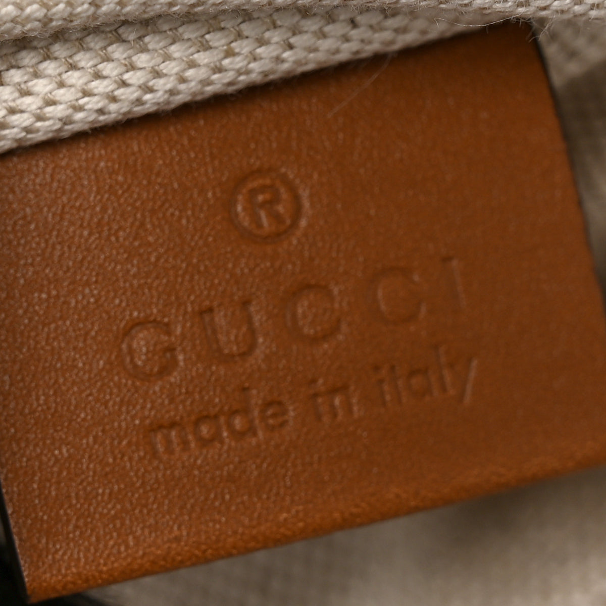 Gucci GG Supreme B Large Shoulder Bag Beige Dark Brown 6 of 10