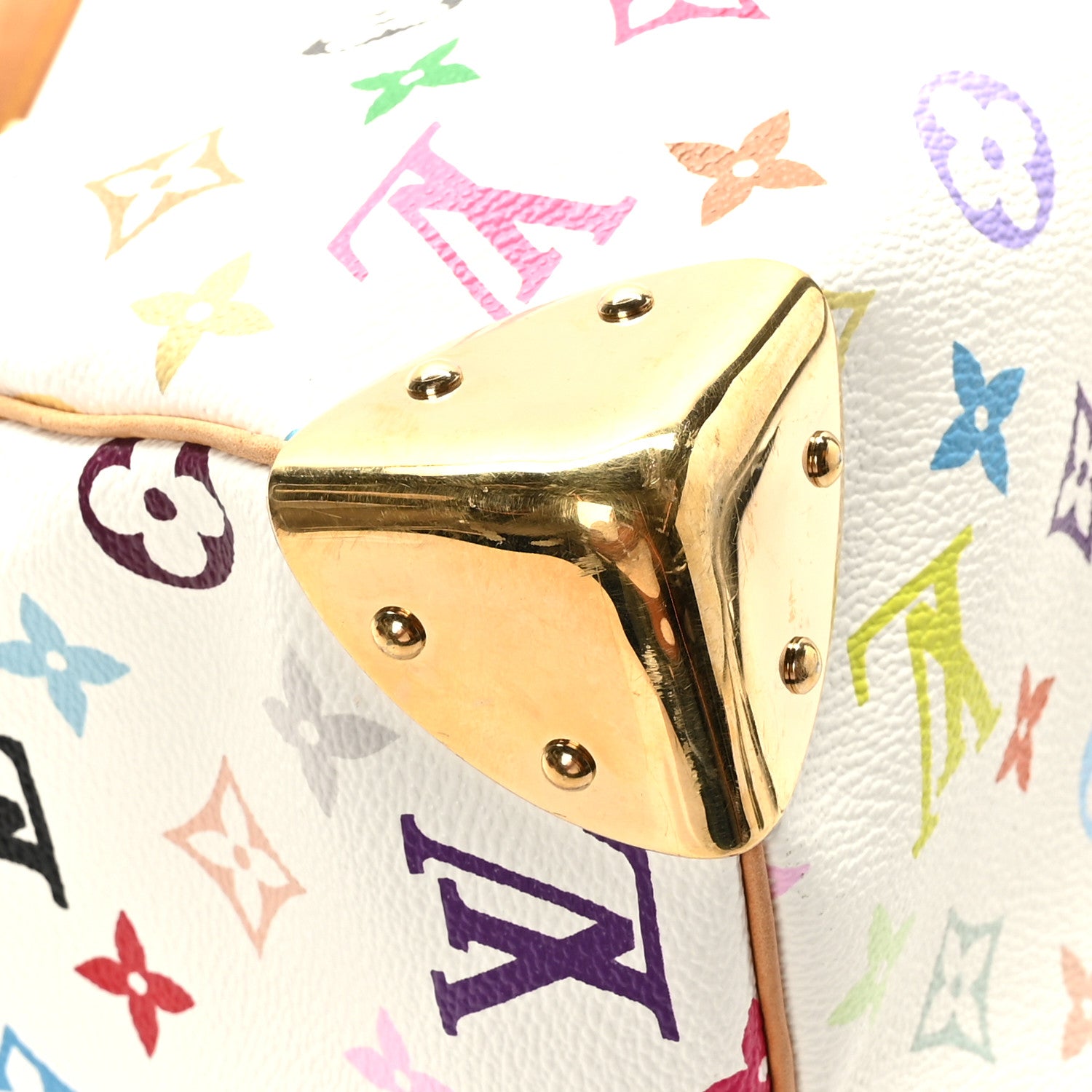 Louis Vuitton Monogram Multicolor Speedy 30 White 9 of 10
